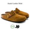 Designer tofflor Boston Clogs Fur Clog Birks Sandaler Arizonas Mayari Gizehs Head Pull Cork Leather Loafers For Men Women Plate Forme Platform Slides