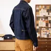 Men's Jackets Red 11MJ Selvedge Denim Jacket Rugged Wear Unlined Western Jean Outerwear