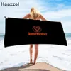 Ensemble Jagermeister serviette de bain en microfibre serviette de plage femme soie imprimée jupe longue enveloppé bikini couvert couverture de protection solaire