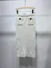 Юбки Женский кардиган 2024, весенний однобортный короткий вязаный свитер с v-образным вырезом или юбка