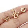 Charms Copper Heart Butterfly Moon Star Wiselant Metal Inkarynty Tranent Zaraz Naszyjka