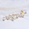 Chokers YS 18K Gold 5-5.5mm White Pearl Necklace China Freshwater Pearl Necklace Jewelry 231218