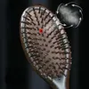 ヘアブラシ木製ヘアブラシのデタングリング天然サンダルウッドヘアブラシマッサージメンズマン男性厚い乾燥ヘアギフト頭皮マッサージ231218
