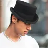 BERETS ROLL BRIM HAT VINTAGE Fedora Cap Theme Party Costume Vuxen Ull Flat Top Drop Drop