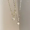 Pendentif Colliers Zircon Brillant Collier Pour Femmes 2023 Tempérament Collier Bijoux De Mariage Cadeaux