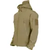 Vestes tactiques Militaire peau de requin vestes à coque souple hommes tactique coupe-vent veste imperméable hommes armée Combat vestes hommes à capuche Bomber CoatsL23118