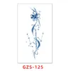 New juice tattoo sticker with semi non reflective letter sticker, collarbone wrist waterproof