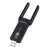 USB 3.0 Wi -Fi 어댑터 1300mbps Wi -Fi USB 듀얼 밴드 5G/2.4G 데스크탑 랩톱 PC 용 무선 네트워크 어댑터 Wi -Fi Dongle 무선 어댑터