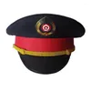 Berets Capitão Chapéus Railway Halloween Costume para Masquerade Party Role Playing Dress-up Theme Acessórios