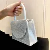 Erschwingliche Handtaschen aus Leder mit Kristall-Glitzer, kleine Taschen für Damen, kostenloser Versand, glitzernde Abend-Kupplung, Mini-Handtaschen 2024, FMT-4084