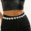 Riemen Hip Hop Taille Ketting Broek Gesneden Hart Sexy Metallic Voor Feest/Club Banket Kostuum Sieraden Riem