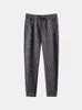 Pantalons sanitaires gris série Mengkouqin pour hommes au printemps et en automne nouveaux leggings de sport de style américain pantalons décontractés pantalons tricotés de marque à la mode