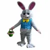 Halloween Rabbit Mascot Disfraz de dibujos animados Tema de anime Unisex Adultos Size Publicidad Propiedades Fiesta de Navidad