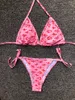 Badeanzug wowen Badeanzüge Frau klassisch Brief drucken einteilige Badeanzüge Charming Bikini Beach Damen Designer-Badeanzug Mode Badebekleidung AG80