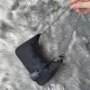 Lyxdesigners axelväska 7a kvalitet handväskor väska kvinnor crossbody clutch underarmsäckar berömda klassiska totes pochette väska