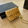 Soft Velvet Women Designer Classic Flap Bag Mini Gold Ball Metal Hardware 6 Colors 17x13cm Adjustable Matelasse Chain Square Purse Crossbody Shoulder Handbag