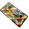 Smoking Pipes New 4-piece set with mesh and lid, long mouthed suction card packaging, metal pipe