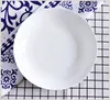 Piatti Piatto in ceramica bianca pura Bone China Stoviglie regalo Piatto El domestico profondo 8 pollici