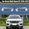 Car Headlight Cover Lens Glass Shell Front Headlamp Transparent Lampshade Auto Light Lamp for Great Wall Haval H7 2018-2021