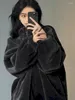 Abrigo de nutria de piel para mujer, Top de moda holgado y versátil corto de felpa, ropa informal de moda de invierno 2023