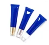 Storage Bottles 50ml White/gold/black/blue Airless Pump Soft Tube Mild Wash Butter Hand Cream Mask Essence Lotion Emulsion Serum Cosmetic