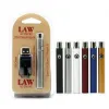 Law Vertax C.D. Vape Battery USB Charger Kit 350mAh Vertex 510 Thread Preheat Vaporizer E Cigarettes Pen VV Batteries for Atomizers Cartridges