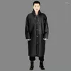 Men's Trench Coats Women Men Waterproof Jacket Thick PVC Raincoat Rain Coat Hooded Poncho Rainwear Adult Outdoor Rainsuit Capa De Chuva
