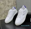 With Box With Box Prad Top Men Triangle Sneakers Shoes Brushed Leather Monolith Athletic Man Mesh Breath Trainer Discount Comfort Skateboar Ph