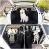 Porte-chien Siège de transport pour chien ER Grand dossier pour animaux de compagnie Hamac Voiture Camions SUV avec support antidérapant Livraison directe Maison Jardin Fournitures pour animaux de compagnie Otqwa