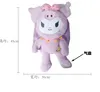 Fashion Kids Kawaii Kuromi Plush Backpack Girl Cute Soft Accessories Bag Girls Birthday Gift