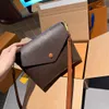 Sac à bandoulière de haute qualité, design luxueux, sac seau en deux pièces au design vintage