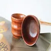 Tassen Holztasse Primitive handgemachte Welle Tasse Trinkgeschirr reine natürliche Kaffee Tee Tasse Küchenzubehör Home Office Geschenk 231218