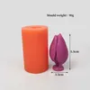 Moules de cuisson HC0368 3D Tulip Bougie Moule Manuel DIY Fleur Savon Silicone Forme Fournitures