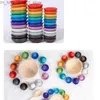 Sorting Nesting Stacking toys Kids Wooden Montessori Block Toys Color Bowls Dishes With Balls Sensory Rainbow Cups Small Plates Early Learning Gifts Q231218