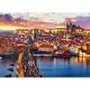 3D-пазлы MaxRenard Jigsaw Puzzle 1000 деталей для взрослых Чешский Пражский Град Экологически чистая бумага Рождественский подарок Игрушка 231218