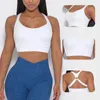 set Summer Cross Hollow Adjustable Sport Bra Women Gym Fitness Tank Top Shockproof Beautiful Back Yoga Workout Training Underwear