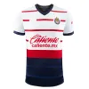 Liga MX Chivas de Guadalajara 23 24 25 Koszulki piłkarskie Chicharito A.Vega I.Brizuela E.Gutierrez Alvarado F. Beltran Home Away Football Football Thirt Shirt Kit dla dzieci Zestaw dla dzieci