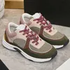 10A Designer Channel Shoes Luxury Women Casual Outdoor Running Shoes Shelective Sneakers Vintage Suede Leather and Men Trainers Fashion Derma