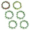 Decorative Flowers Tropical Luau Party Supplies Artificial Garland Flower Hawaiian Leis For Adults