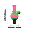 Colorful Silicone Mini Drip Handle Style Bubble Directional Carb Cap Filter Hat Nails Dabber Bongs Oil Rigs Smoking Waterpipe Handmade Bong Quartz Bowl Holder DHL