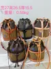 Wholesale Pu Material Bucket Bag High Sense Pull-Belt Small Bag Stitching Mini Bag Shoulder Messenger Bags