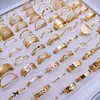 Bandringe 100 Stück Ringe für Frauen Premium-Schmuck Geschenke Vintage Böhmen Paar Knuckle Ring Hochzeit Party Goth Set Großhandel gemischt 231218