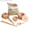 Sorting Nesting Stacking toys Sensory Bin Tools Toddler Montessori Toys Set Of 8 Wooden Scoops And Wooden Tongs Fine Motor Learning Toy For Children Kids Aged Q231218