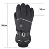 Five Fingers Gloves Motorcycle Heated Glove Waterproof Rechargeable Heating Thermal Gloves Heated Motorcycle Gloves Winter Warm Motorcycle Glove 231218