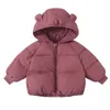 Down Coat Baby Clothes Cartoon Children's Jackets For Boys And Girls Short Thick Plush Outerwear  Coats 5-day