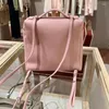 Sacs de taille classiques pour femmes, sac à dos à deux épaules avec fermeture éclair, sac à main en cuir de couleur unie, grande capacité pour dames, 2023