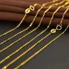 Chokers Ruiyi Real 18k Corrente de Ouro Colar Clássico Simples O Chain Design Pure Au750 Colar de Ouro para Mulheres Fine Jewelry Presente 231218