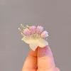 2024 New Girls' Fashion Korean Alloy Hairpin Exquisite Flower Pearl Small Summer Sweet and Cute Women's Hair Accessories Gift
