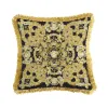 Bokstäver Kasta kuddefodral Cashmere Luxury Designer Kudde med Tassel Designer Cushion Cover utan Core Jacquard ZZ