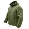 Vestes tactiques 450g hommes hiver thermique polaire militaire tactique veste en plein air sport à capuche manteau randonnée chasse Combat Camping armée soft ShellL231218